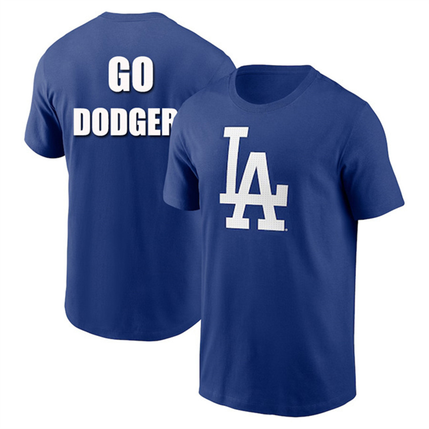 Men's Blue Los Angeles Dodgers T-Shirt(1pc Limited Per Order)